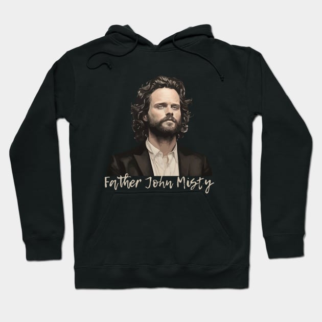 VINTAGE Father John Misty // INDIE FANS ART Hoodie by gerradliquid